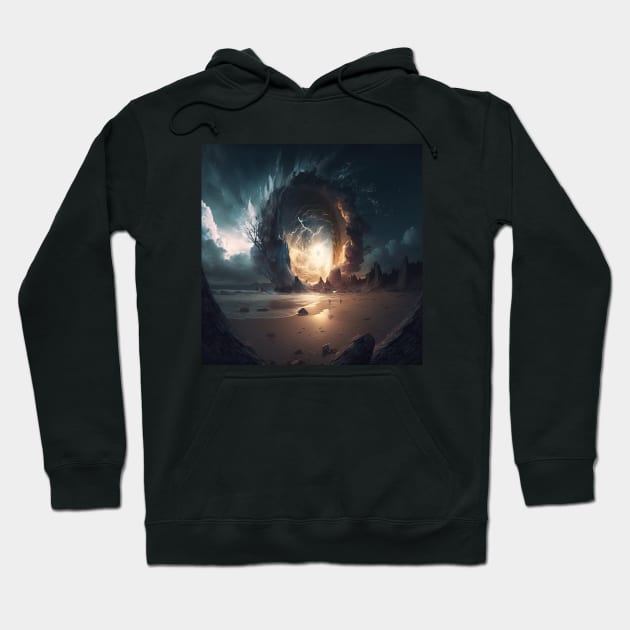 Time Gate Hoodie by Flowerandteenager